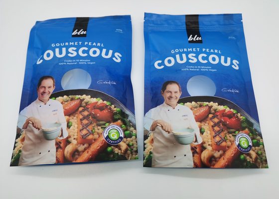 Laminated Stand Up Pouches For Food Packaging PET Material