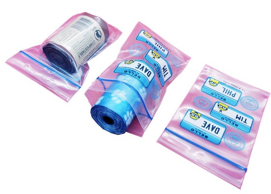 Mini Grip LDPE Resealable Zip Lock Bags Recyclable and Reusable