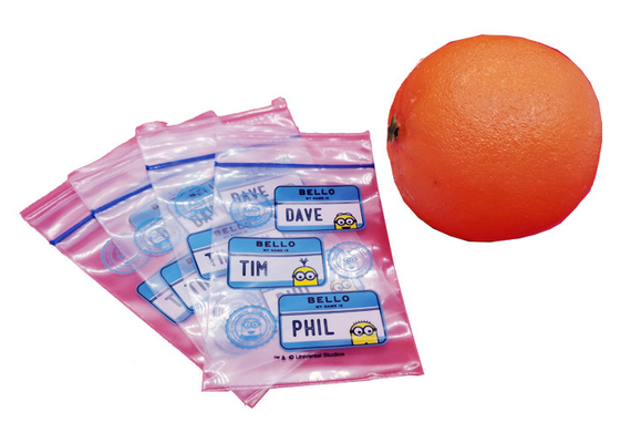 Mini Grip LDPE Resealable Zip Lock Bags Recyclable and Reusable