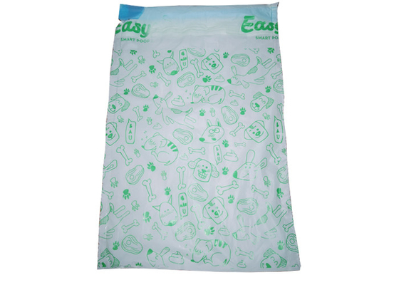Light Green EN13432 Plastic Free Packaging Bags Biodegradable For Dog
