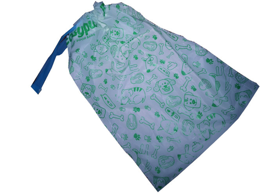 Light Green EN13432 Plastic Free Packaging Bags Biodegradable For Dog