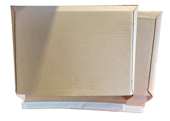 Recycled A4 Size Eco Friendly Rigid Mailers Corrugated Cardboard Envelope Box