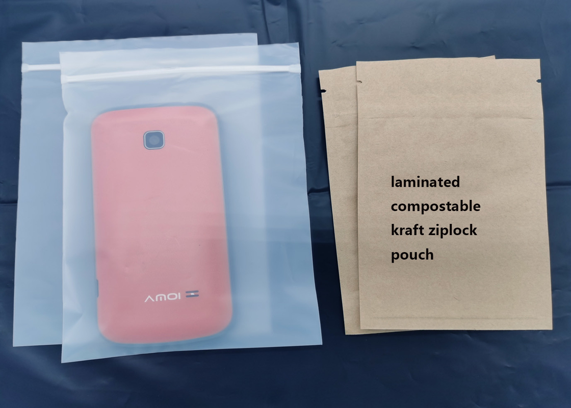 Gravure Printing 2 Mil Thick Biodegradable Ziplock Bags