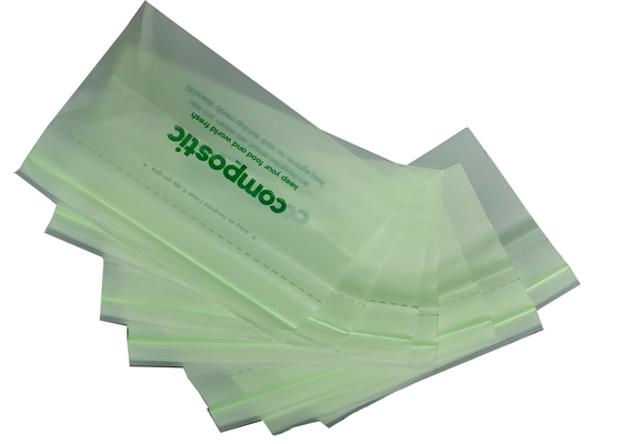 Bolsos de la comida de la prensa y del sello del BPI, las bolsas de plástico herméticas biodegradables para la comida